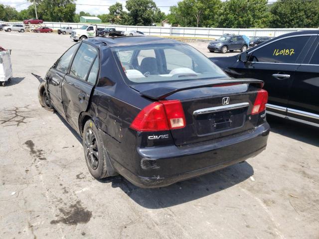 Photo 3 from auction – 2001 HONDA CIVIC EX with VIN 2HGES26781H531901