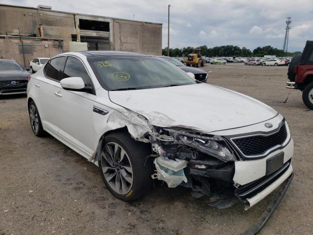 KIA OPTIMA SX 2015 with VIN 5XXGR4A62FG400910 - Photo from auction