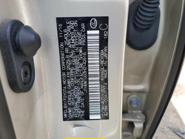 Photo 10 from auction – 2017 LEXUS ES 300H with VIN JTHBW1GG3H2142616