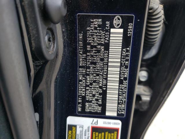 Photo 10 from auction – 2016 TOYOTA CAMRY LE with VIN 4T1BF1FK9GU196962