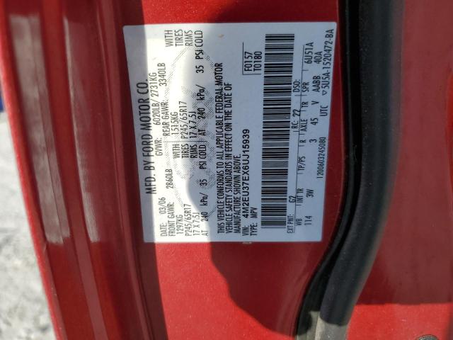 Photo 10 from auction – 2006 MERCURY MOUNTAINEE with VIN 4M2EU37EX6UJ15939