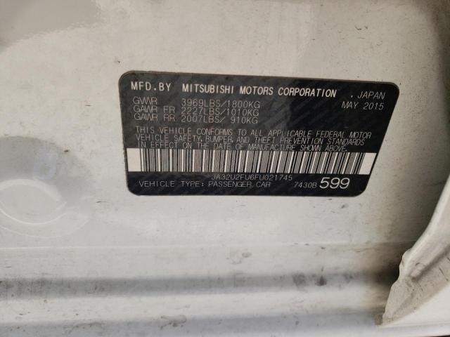 Photo 10 from auction – 2015 MITSUBISHI LANCER ES with VIN JA32U2FU6FU021745