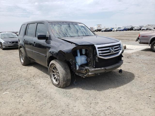 HONDA PILOT EXLN 2014 with VIN 5FNYF3H70EB012971 - Photo from auction