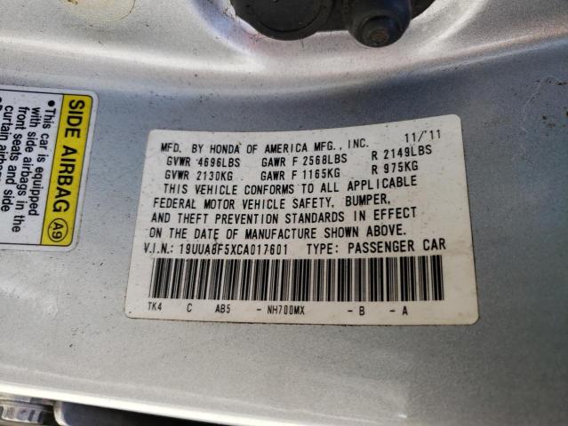 Photo 10 from auction – 2012 ACURA TL with VIN 19UUA8F5XCA017601