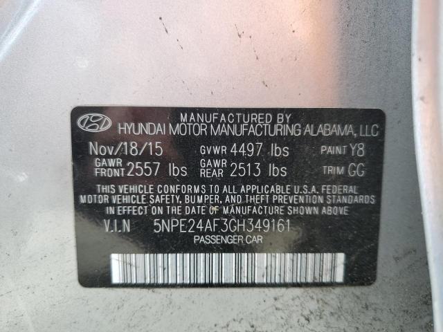 Photo 10 from auction – 2016 HYUNDAI SONATA SE with VIN 5NPE24AF3GH349161
