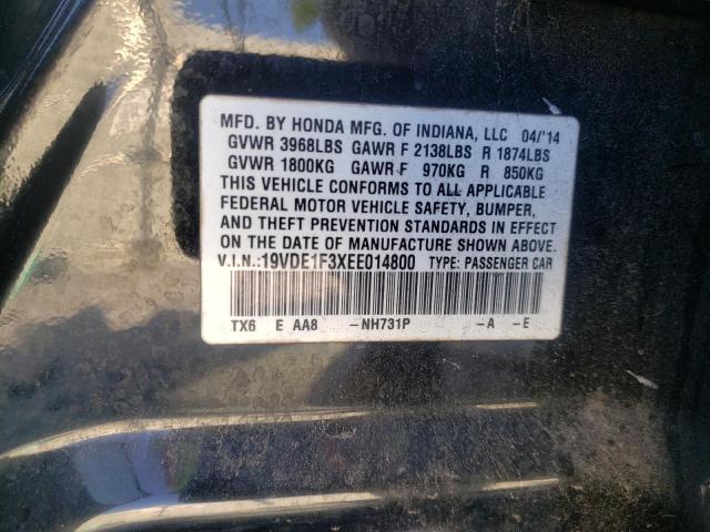 Photo 10 from auction – 2014 ACURA ILX 20 with VIN 19VDE1F3XEE014800