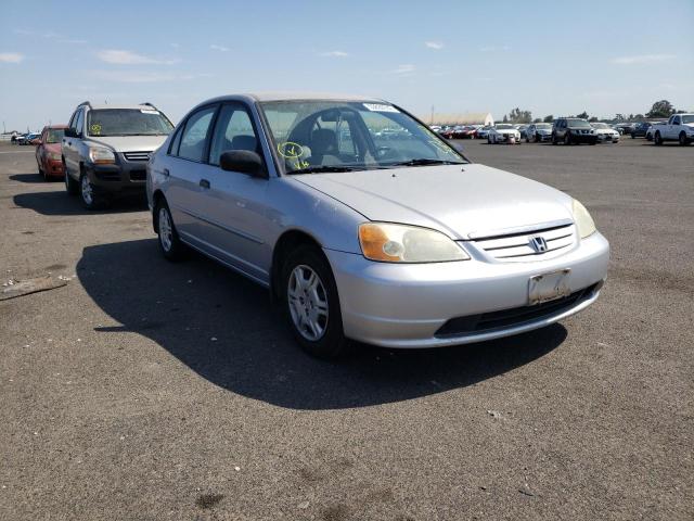 HONDA CIVIC LX 2001 with VIN 2HGES16591H593932 - Photo from auction