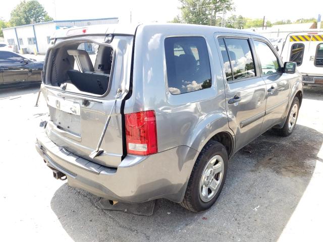 Photo 4 from auction – 2013 HONDA PILOT LX with VIN 5FNYF3H2XDB039663