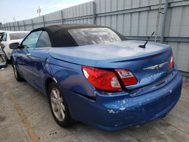 Photo 3 from auction – 2008 CHRYSLER SEBRING LI with VIN 1C3LC65M38N243453