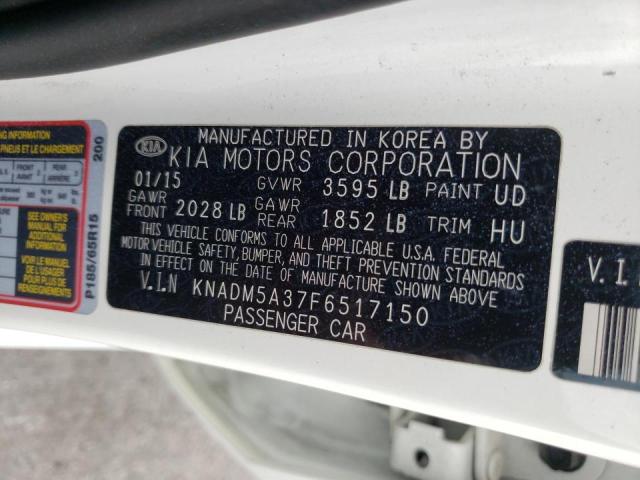 Photo 10 from auction – 2015 KIA RIO LX with VIN KNADM5A37F6517150