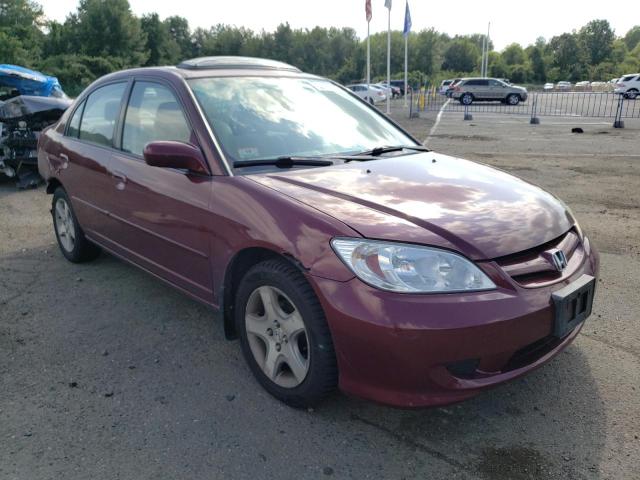 HONDA CIVIC EX 2004 with VIN 2HGES26734H537545 - Photo from auction