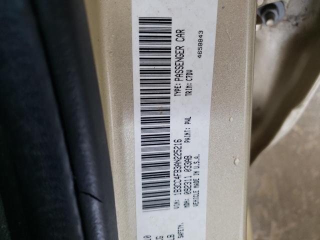 Photo 10 from auction – 2010 DODGE AVENGER SX with VIN 1B3CC4FB3AN225216