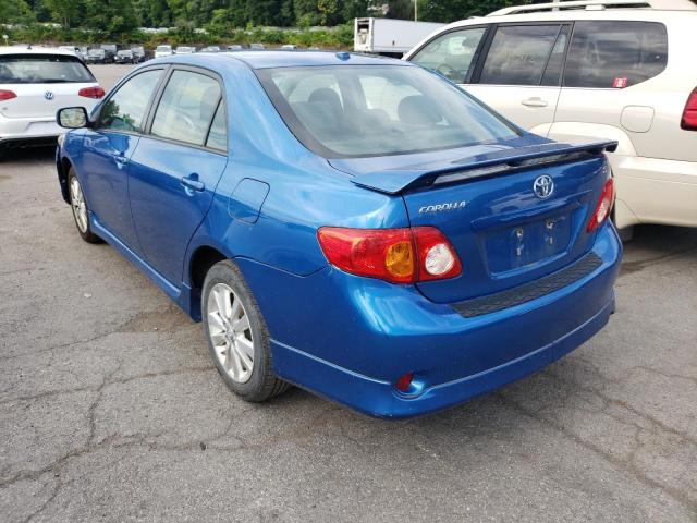 Photo 3 from auction – 2009 TOYOTA COROLLA BA with VIN 2T1BU40E39C112021
