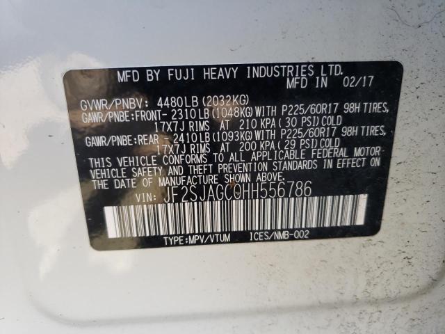Photo 10 from auction – 2017 SUBARU FORESTER 2 with VIN JF2SJAGC0HH556786