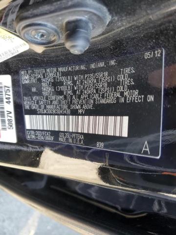 Photo 10 from auction – 2012 TOYOTA SIENNA LE with VIN 5TDJK3DC9CS045430