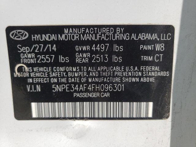 Photo 10 from auction – 2015 HYUNDAI SONATA SPO with VIN 5NPE34AF4FH096301