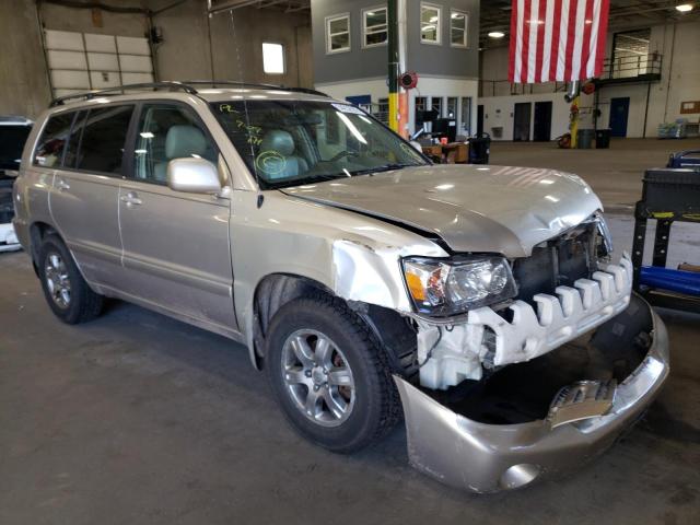 TOYOTA HIGHLANDER 2004 with VIN JTEGP21A540006066 - Photo from auction
