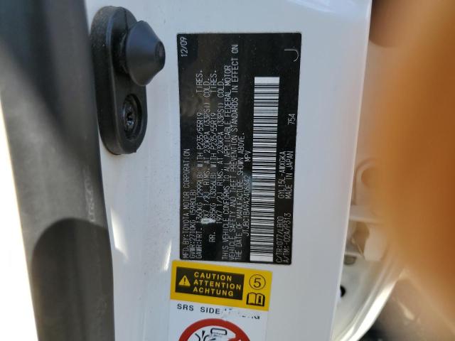 Photo 10 from auction – 2010 LEXUS RX 450 with VIN JTJBC1BA9A2406342