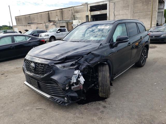 Photo 2 from auction – 2022 TOYOTA HIGHLANDER with VIN 5TDLZRBH6NS202386