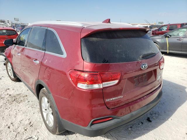Photo 3 from auction – 2016 KIA SORENTO LX with VIN 5XYPG4A36GG080113