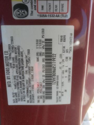 Photo 10 from auction – 2008 FORD MUSTANG with VIN 1ZVHT80N685119932