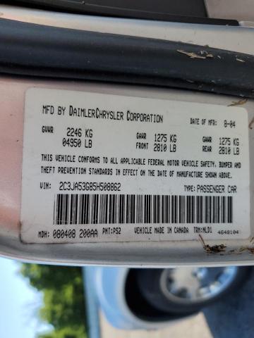 Photo 10 from auction – 2005 CHRYSLER 300 TOURIN with VIN 2C3JA53G85H508862