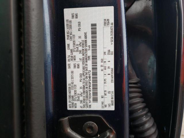 Photo 10 from auction – 2016 FORD F150 SUPER with VIN 1FTEW1EP8GFD49172