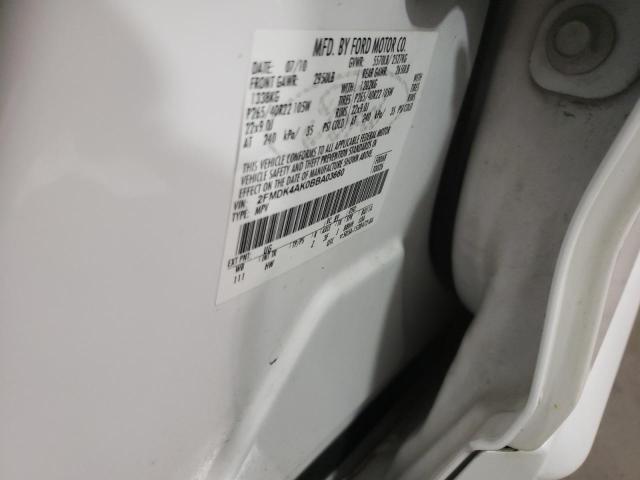 Photo 10 from auction – 2011 FORD EDGE SPORT with VIN 2FMDK4AK0BBA03660