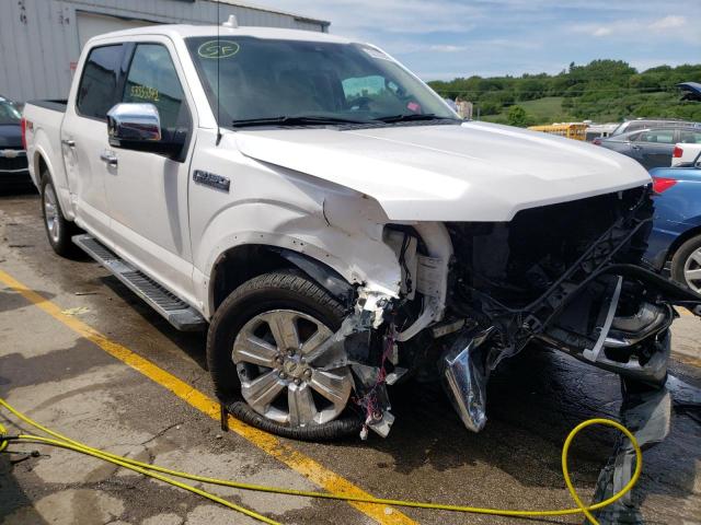 FORD F150 SUPER 2018 with VIN 1FTEW1E50JKC07587 - Photo from auction