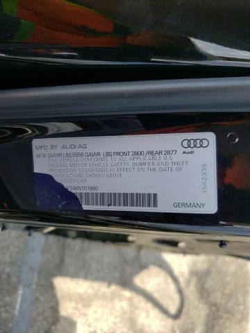 Photo 10 from auction – 2019 AUDI A6 PREMIUM with VIN WAUL2AF24KN101860