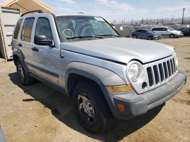 JEEP LIBERTY SP 2007 with VIN 1J4GK48K37W511192 - Photo from auction