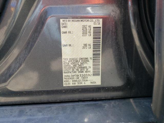 Photo 10 from auction – 2016 NISSAN ALTIMA 2.5 with VIN 1N4AL3AP7GN350592