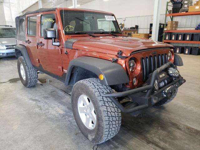 JEEP WRANGLER U 2014 with VIN 1C4BJWFG5EL303052 - Photo from auction