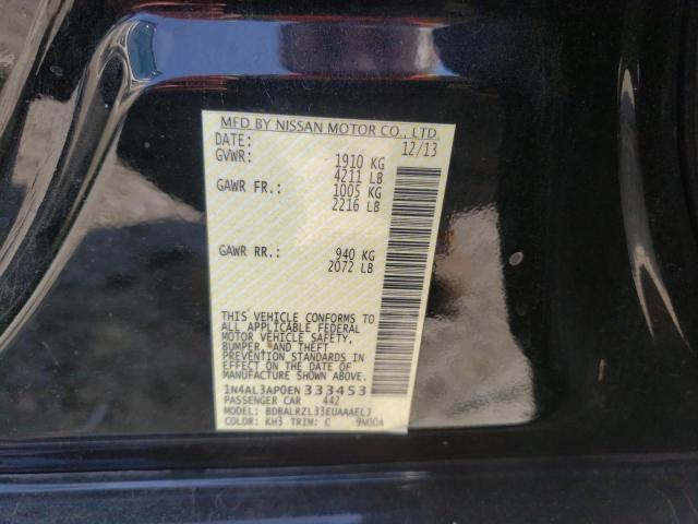 Photo 10 from auction – 2014 NISSAN ALTIMA 2.5 with VIN 1N4AL3AP0EN333453