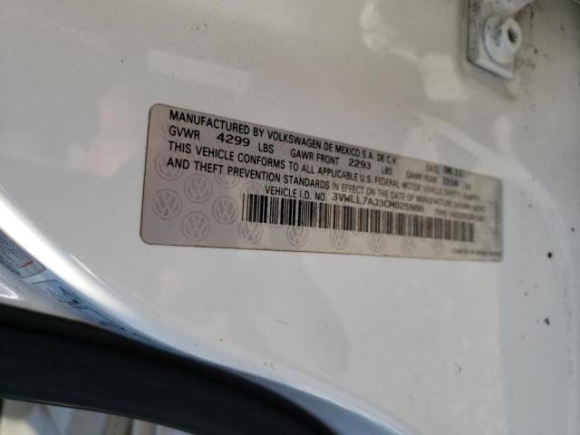 Photo 10 from auction – 2012 VOLKSWAGEN JETTA TDI with VIN 3VWLL7AJ3CM025980