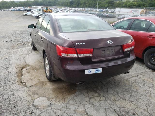 Photo 3 from auction – 2006 HYUNDAI SONATA GLS with VIN 5NPEU46F36H051694