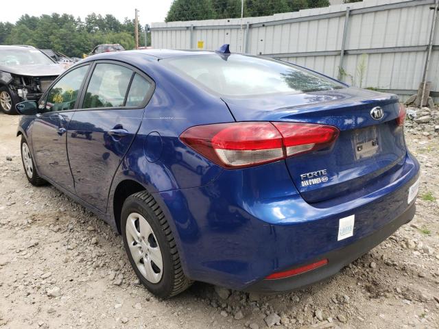 Photo 3 from auction – 2017 KIA FORTE LX with VIN 3KPFK4A74HE149229