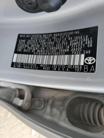 Photo 10 from auction – 2014 TOYOTA COROLLA L with VIN 5YFBURHE9EP066433