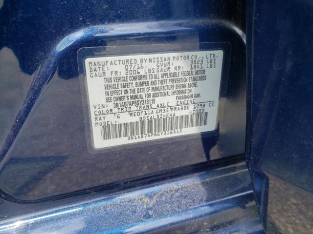 Photo 10 from auction – 2016 NISSAN SENTRA with VIN 3N1AB7AP8GY318115