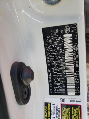 Photo 10 from auction – 2015 TOYOTA COROLLA L with VIN 2T1BURHE8FC274174