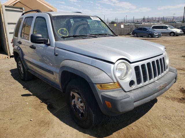 Photo 9 from auction – 2007 JEEP LIBERTY SP with VIN 1J4GK48K37W511192