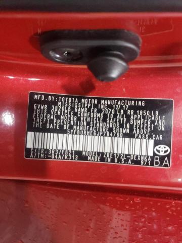 Photo 10 from auction – 2018 TOYOTA COROLLA L with VIN 5YFBURHE6JP784760