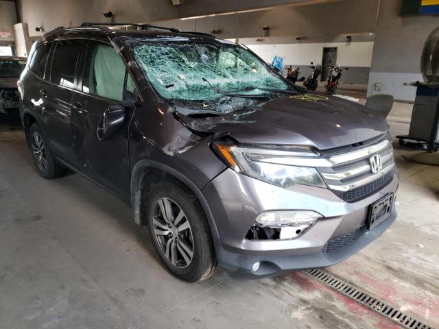 HONDA PILOT EXLN 2016 with VIN 5FNYF6H77GB077174 - Photo from auction