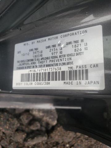 Photo 10 from auction – 2013 MAZDA 3 I with VIN JM1BL1V71D1737638