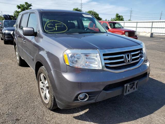 HONDA PILOT EXLN 2014 with VIN 5FNYF4H79EB034988 - Photo from auction