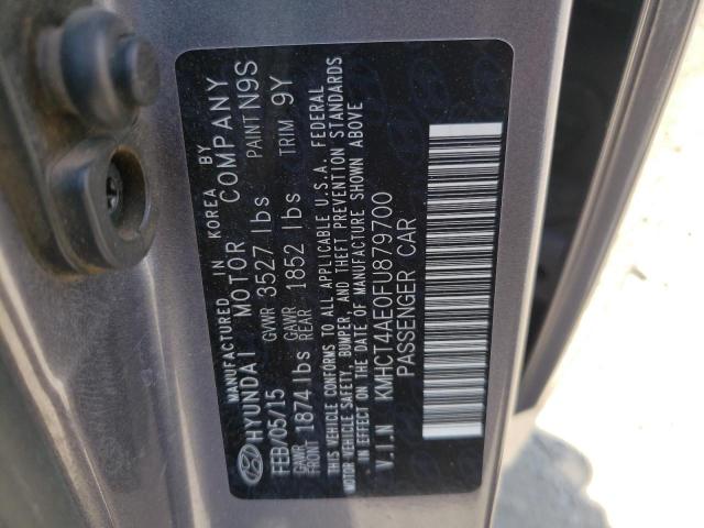 Photo 10 from auction – 2015 HYUNDAI ACCENT GLS with VIN KMHCT4AE0FU879700