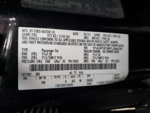 Photo 10 from auction – 2015 FORD FOCUS SE with VIN 1FADP3F26FL264330