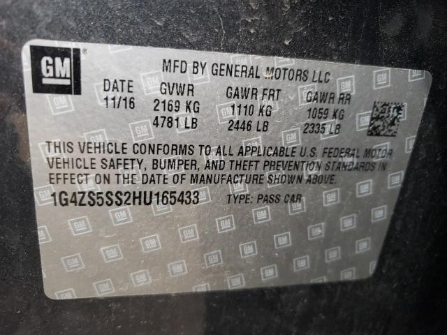 Photo 10 from auction – 2017 BUICK LACROSSE P with VIN 1G4ZS5SS2HU165433