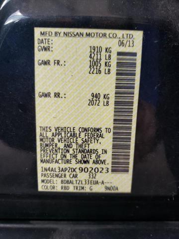Photo 10 from auction – 2013 NISSAN ALTIMA 2.5 with VIN 1N4AL3AP2DC902023