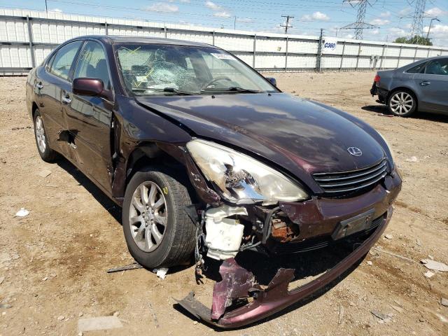 LEXUS ES 300 2002 with VIN JTHBF30G125030912 - Photo from auction